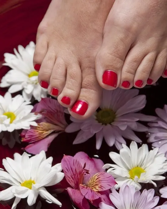 Trabajo de pedicura