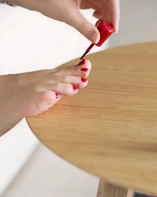 Trabajo de pedicura